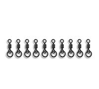 Bank Tackle Flexi Ring Swivels Size 8,11 and 22 Micro Hook Swivel (x 10 Pack, Flexi Ring Size 11)