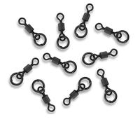 Bank Tackle Flexi Ring Swivels Size 8,11 and 22 Micro Hook Swivel (x 100 Pack, Flexi Ring Size 11)