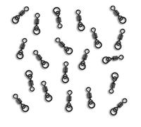 Bank Tackle Flexi Ring Swivels Size 8,11 and 22 Micro Hook Swivel (x 100 Pack, Flexi Ring Size 8)