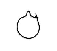 Bank Tackle Maggot Clips Carp Fishing Terminal Tackle Black Extra Small, Small and Medium (Small, x 50 Pack)