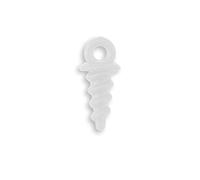 Bank Tackle Plastic Bait Screws Carp Fishing Terminal Rig Tackle Pop Ups (X 20 Pack, Clear)