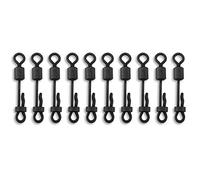 Bank Tackle Size 8 Clam Lock Quick Change Swivels (x 10 Pack)