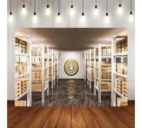 Bank Vault Backdrop Gold Door Storage Room Birthday Theme Photography Background Money Safe Vault Party Print Wall Decorations Backdrop Party Background Decor