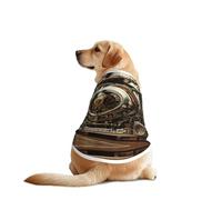 Bank Vault gate Dog Shirt Vest Dog Clothes- Breathable Cooling for Big Dogs, Sun Protection Comfort Wear for Golden Retriever, Husky, Alaska Outdoor Activities 4X-Large
