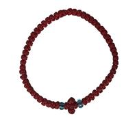 BANKAIJEWE Handmade Gr hristian Knitted Braided Adjustable Prayer Rope Komboskoini Chot Forki Brojanica Religion Bracelet