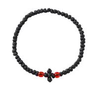 BANKAIJEWE Handmade Gr hristian Knitted Braided Adjustable Prayer Rope Komboskoini Chot Forki Brojanica Religion Bracelet