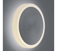 BANKAMP Button LED wall light, 33 cm, anthracite