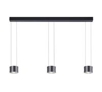 BANKAMP Impulse pendant 3flg. dimmable to warm anthracite