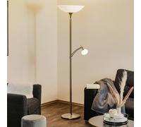 BANKAMP Opera uplighter reading arm dimmable nickel