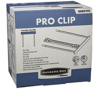 Bankers Box 0089701 ProClip Archive Clip 100 mm with Frame, 100% Recycled, White, 100 Pieces
