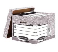 Fellowes Bankers Box System Standard Storage Box Board Grey (Pack 10) 00810-FF
