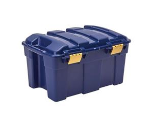 Bankers Box 40L Plastic Tote Box 2-Pack, BPA-Free Polypropylene, 100% Recycled Lids, Nesting & Stackable, Split Lid, 33x39x59cm, Versatile for Home & Office