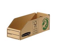 Bankers Box by Fellowes Parts Bin Corrugated Fibreboard Packed Flat W98xD280xH102mm Ref 07353 [Pack 50]