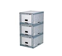 Bankers Box Fellowes System Storage Drawer Board Grey (Pack 5) 1820