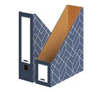 Bankers Box Decor Magazine File Blue (Pack of 5) 4484001
