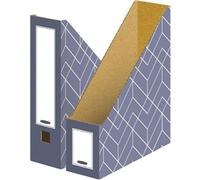 Bankers Box Decor Magazine File Blue (Pack of 5) 4484001