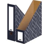 Bankers Box Decor Magazine File Grey (Pack of 5) 4483501