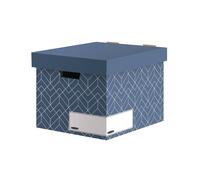 Bankers Box Decor Storage Box Urban Organizer Slate Blue (Pack of 5) 4483701