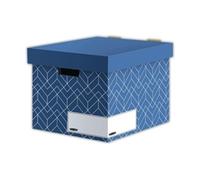 Bankers Box Decor Storage Box Urban Slate Blue (Pack of 5) 4483701