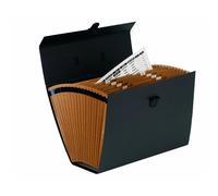 Fellowes Expanding File Bankers Box Handifile - Black A4 Black Paper, Fiberboard, Plastic 36.2 x 12.4 x 25 cm