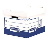 BANKERS BOX Heavy Duty Cardboard Moving & Storing Boxes (Externals: D40.4 x W33.5 x H29.2mm), Pack of 10