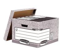Bankers Box Storage Box Large Grey (Pack of 10) 01810-FFLP New + Free 24h Del