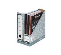 Bankers Box Prem Magazine File Grey/White (Pack of 10) 186004
