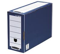 Bankers Box Premium 127mm Transfer File Blue, Pack of 5