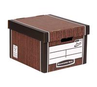 Bankers Box Premium Classic Box Wood Grain (Pack Of 5)