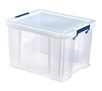 Bankers Box Prostore PP (Polypropylene) Storage Box 36 L With Lid Transparent 47.5 x 38 x 31.5 cm Pack of 3