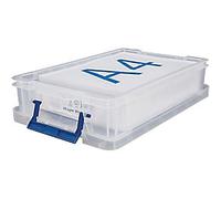 Bankers Box Prostore PP (Polypropylene) Storage Box 5.5 L With Lid Transparent 39.5 x 25.5 x 9 cm