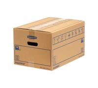 Bankers Box SmoothMove C-Flute Moving Box 39L Pack of 10 6203601