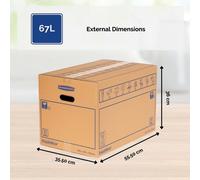 Bankers Box Smoothmove Everyday Moving Box (Pack Of 10) -