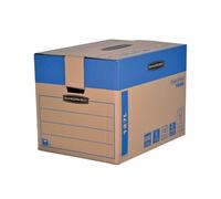 Bankers Box SmoothMove Prime Moving Box 127L XL Brown/Blue (Pack of 5) 6205401