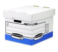 Bankers Box System 335 x 285 x 390mm Heavy Duty Storage Box - Blue (Pack of 10)