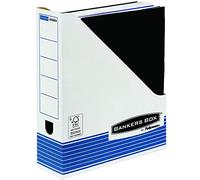 Bankers Box System 80 mm Magazine File, A4 Size - Blue, Pack of 10