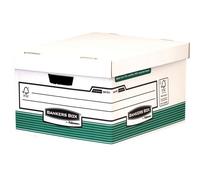 Bankers Box System Storage Box Large Green (Pack of 10) 00791-FFLP