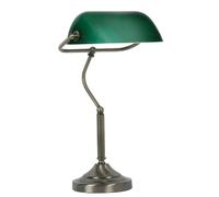 Bankers Table Lamp Antique Brass Finish