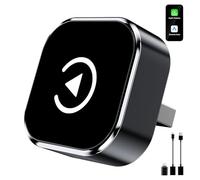BANKKY 2-in-1 Wireless CarPlay&Android Auto Adapter: 2026 Upgraded Wired to Wireless for Apple Car Play, for 2016+ Cars/iPhone iOS 10+/Android 11+, Fast Connect for Driving Travel