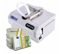 Banknote Bundling Machine, Automatic Currency Desk Bundle Device with LCD Screen, Fast Cash Bundle System for Efficient Cash Management