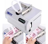 Banknote Bundling Machine, Intelligent Currency Sorting Desktop Device with LCD Screen, Efficient Automatic Note Processing for Business and Retail Use
