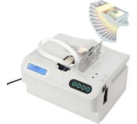 Banknote Bundling Machine with Adjustable Strapping Tape Length, Intelligent Automatic Money Packer, Automatic Bundling Machine