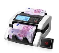 Banknote Counting Machine with Batch & Cut Modes STANEW, UV/MG/IR Counterfeit Detection, Mixed Denomination Sorting, 1000pcs/min High Speed for EUR/USD/GBP