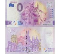 Banknote Croatia 0 Euro Souvenirschein Croatia uncirculated 2022 Football-WM 2022 in Katar (money for collectors - no means of payment) Soccer
