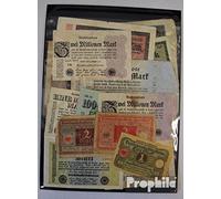 Banknote German Empire 15 various money Weimar Republic (money for collectors - no means of payment)