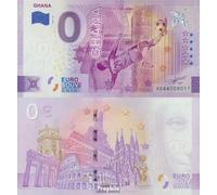 Banknote Ghana 0 Euro Souvenirschein Ghana uncirculated 2022 Football-WM 2022 in Katar (money for collectors - no means of payment) Soccer