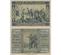 Banknote Glogau Notgeld: 439.1 75 PF Notgeld the City Glogau uncirculated 1920 75 Pfennig (money for collectors - no means of payment)