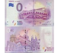 Banknote Italy Souvenirschein Rialtobrücke in Venice uncirculated 2019 0 Euro Rialtobrücke in Venice (money for collectors - no means of payment) Cars/road traffic