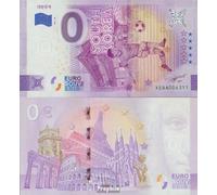 Banknote South-Korea 0 Euro Souvenirschein Südkorea uncirculated 2022 Football-WM 2022 in Katar (money for collectors - no means of payment) Soccer