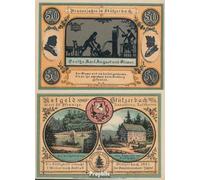 Banknote Stützerbach Notgeld: 1287.2 1. Glasses Notgeld Community Stüzerbach uncirculated 1921 50 Pfenning Stüzerbach (money for collectors - no means of payment)